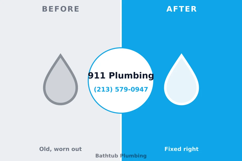 Before and after: plumbing repair Alamo, GA